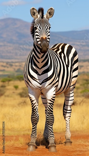 zebra close-up  vertical image as wallpaper for a smartphone