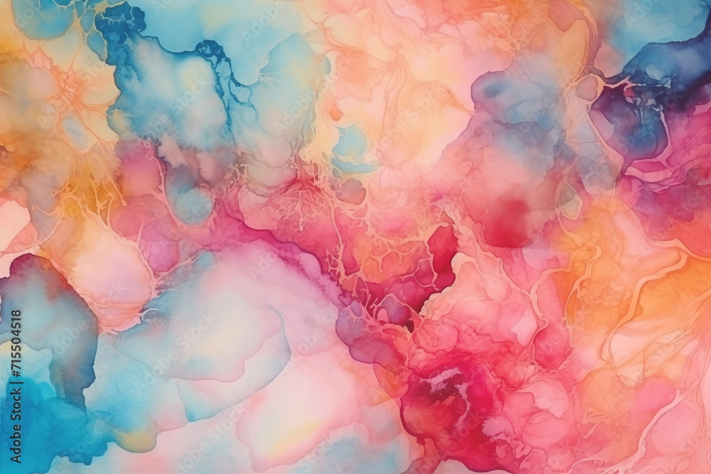 Colorful abstract background in watercolor style
