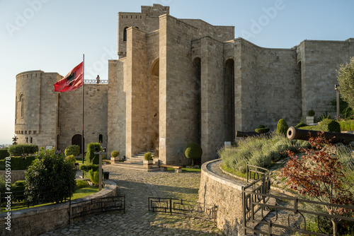 the fortress of Kruja in Albania photo