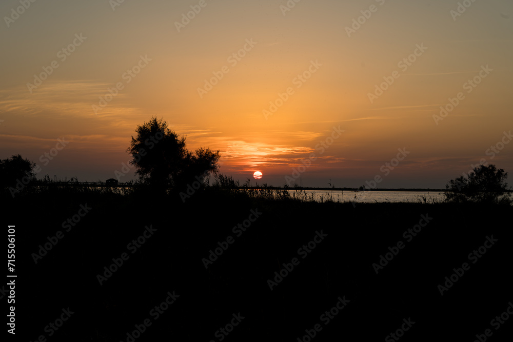 Naklejka premium sunrise over Africa to dream