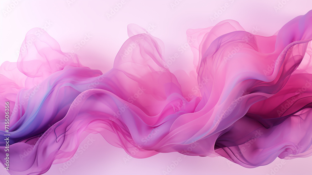 Soft focus texture of the silk fabric, pastel pink. Faded pink fabric background. Crumpled soft rose color satin texture