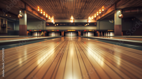 Strikes and Spares A Vibrant Evening at the Bowling Alley