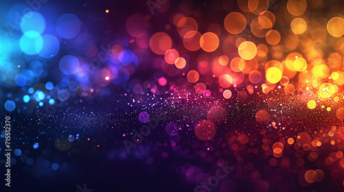 Abstract glittering lights with a gradient.