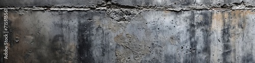Background with the texture of an old gray concrete wall © SwiftCraft