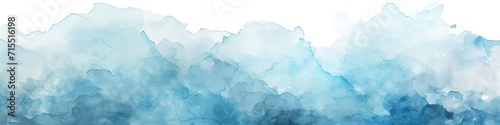 Light blue watercolor background with abstract design photo