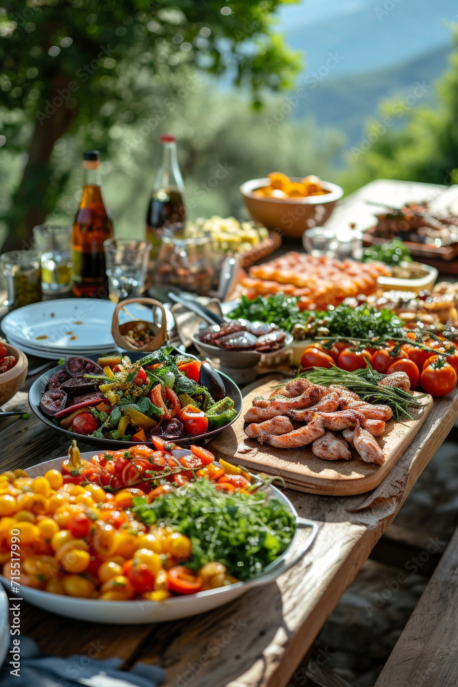 Food menu for your summer party