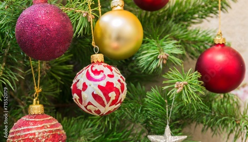floating christmas and new year decoration ornaments