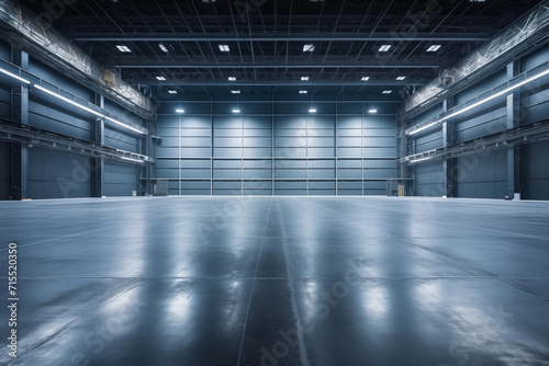 Large modern empty storehouse © Kokhanchikov