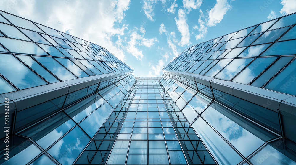 Modern office building. Architectural details of modern building. Business background Modern office building. Architectural details of modern building. Business background