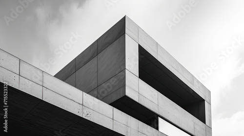 Modern office building. Architectural details of modern building. Business background