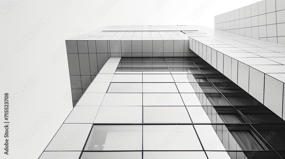 Obraz premium Modern office building. Architectural details of modern building. Business background