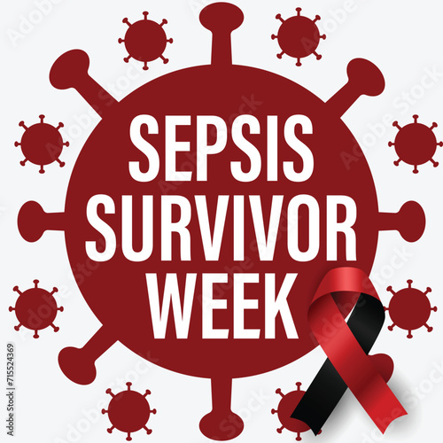 Sepsis survivor week campaign banner. Observed in the month of Febuary.