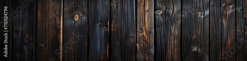 Background with dark wood texture panorama