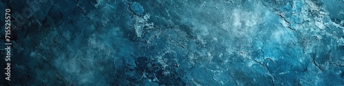 Blue grunge marble texture banner