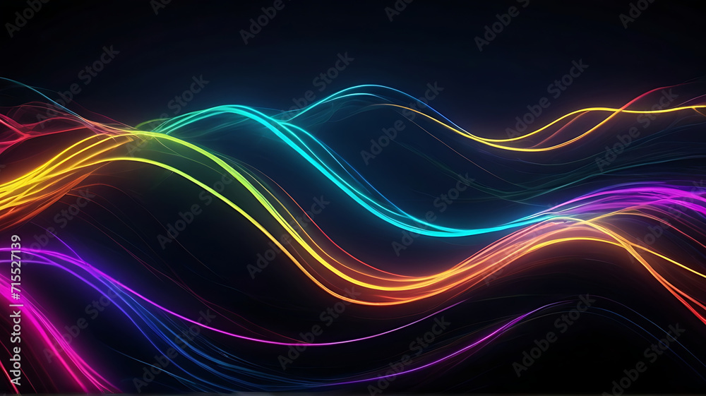 Neon Waves Background abstract wallpaper Neon Waves Background abstract wallpaper
