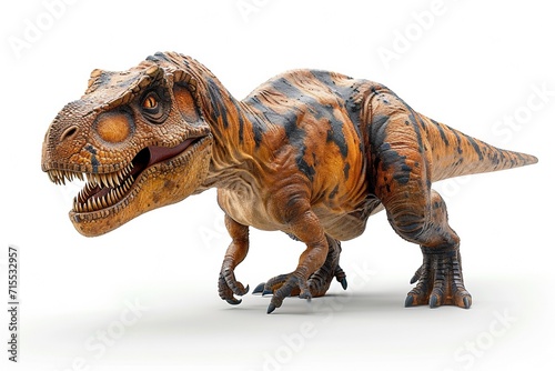 Ancient  prehistoric creature - a fearsome  carnivorous dinosaur with sharp claws and a monstrous  powerful presence.
