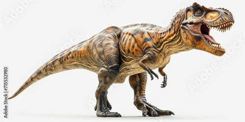 Gigantic dinosaur  a ferocious Jurassic predator with claws - a prehistoric beast embodying ancient history and power.