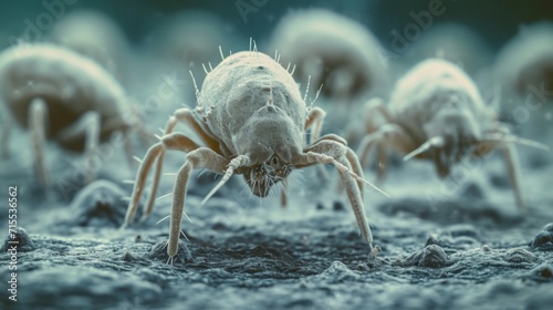 Dust mites: These are microscopic creatures that live in dust and can cause allergies in some people. House dust mite allergy