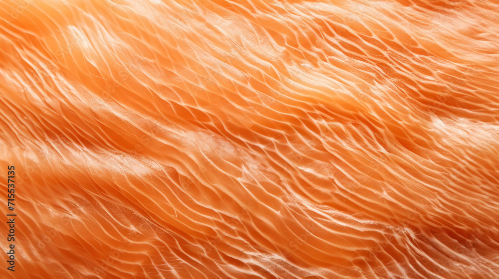 Close-up of raw fresh salmon sashimi structure. Food fish background. Generative AI Close-up of raw fresh salmon sashimi structure. Food fish background. Generative AI