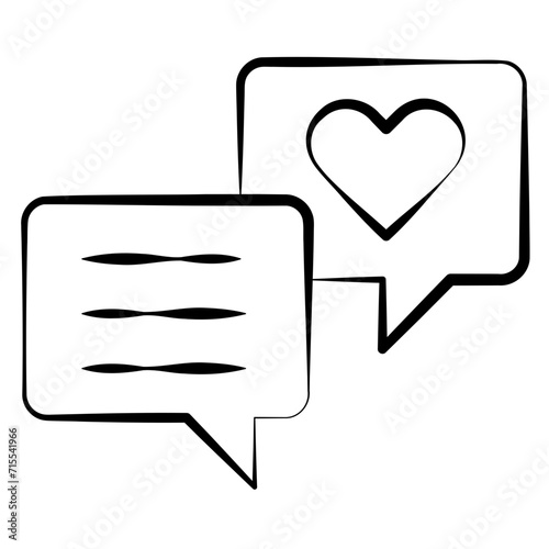 Love Chat Icon