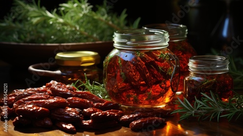 Rustic stock dried tomatoes in olive oil UHD wallpaper