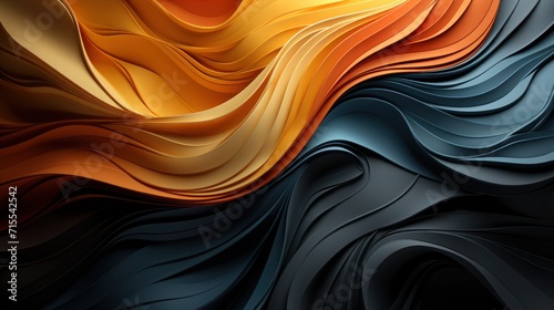 Modern, Soft Pop, reflective wave textures background. Abstract Waves of Color, Flowing Curves and Bold Hues. 