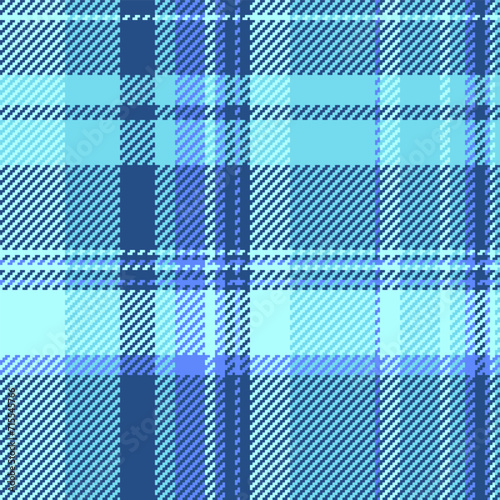 Plaid pattern fabric of tartan textile texture with a check seamless vector background.