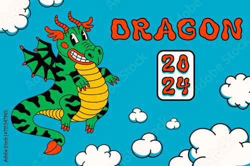 Chinese dragon, 2024 year lunar symbol