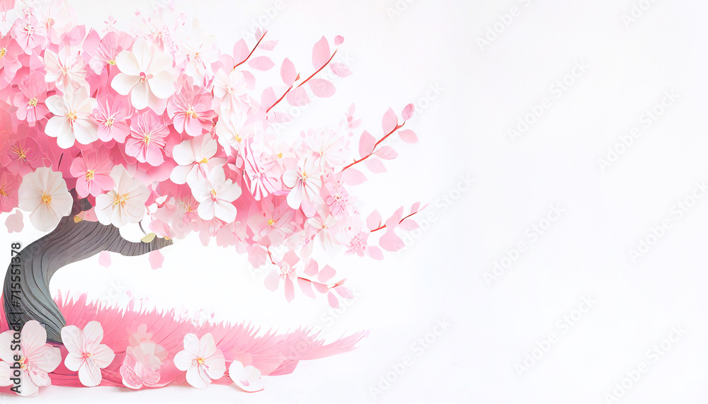 Fototapeta premium 桜のお花見,Generative AI AI画像