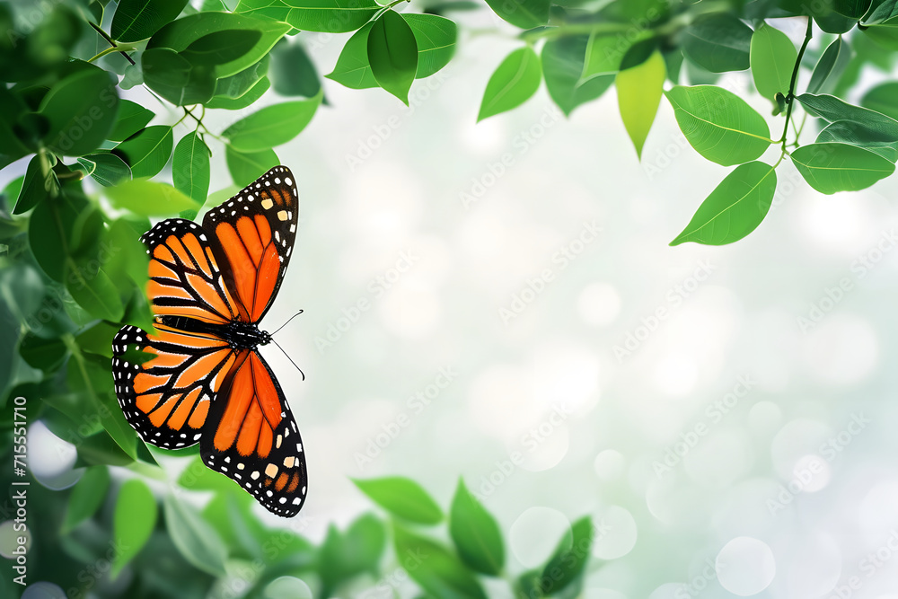 Lebendiges Farbenspiel: Hintergrund mit fliegenden Schmetterlingen, eingefangen in einer frühlingshaften Komposition voller natürlicher Schönheit und farbenfroher Flugkünstler Lebendiges Farbenspiel: Hintergrund mit fliegenden Schmetterlingen, eingefangen in einer frühlingshaften Komposition voller natürlicher Schönheit und farbenfroher Flugkünstler