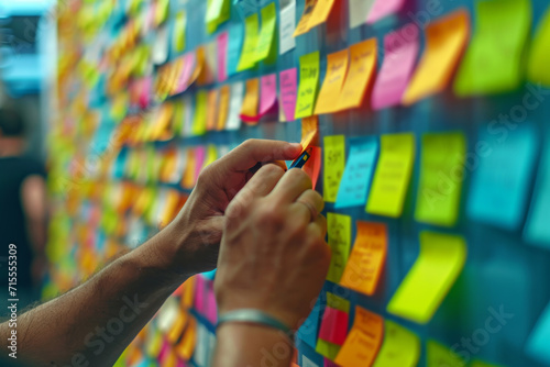 Builders Dedicatedly Organize Project Details With Sticky Notes
