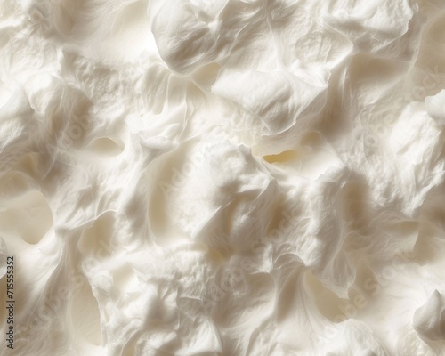 Closeup Of Comforting, Fluffy White Marshmallow Background Texture