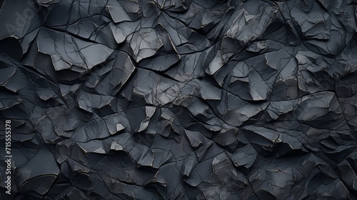 An intricately detailed basalt rock texture, offering a unique and textured backdrop for various design projects - Generative AI