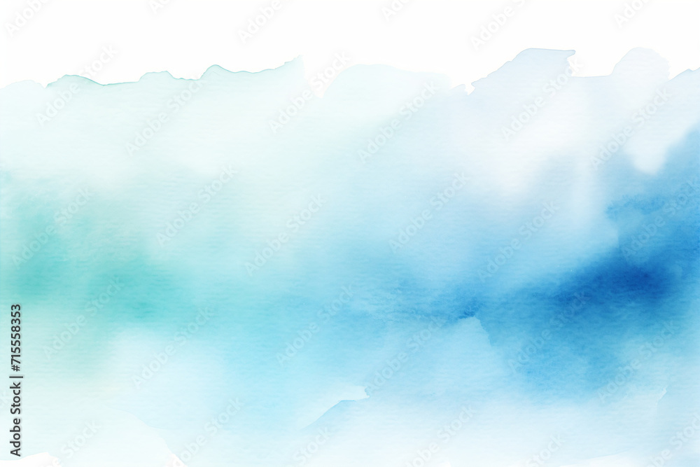 Fototapeta premium light blue watercolor splash. Textured illustration for design. Aquarelle background for design