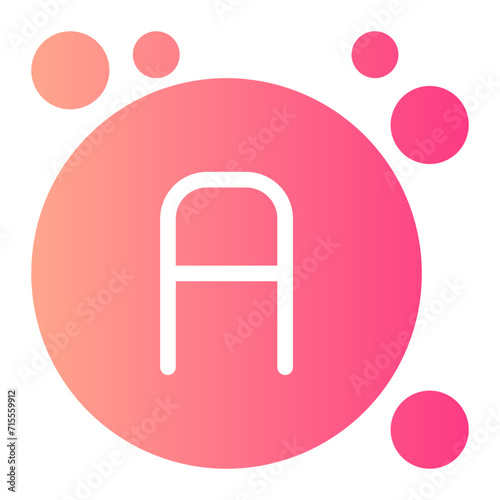 vitamin a gradient icon