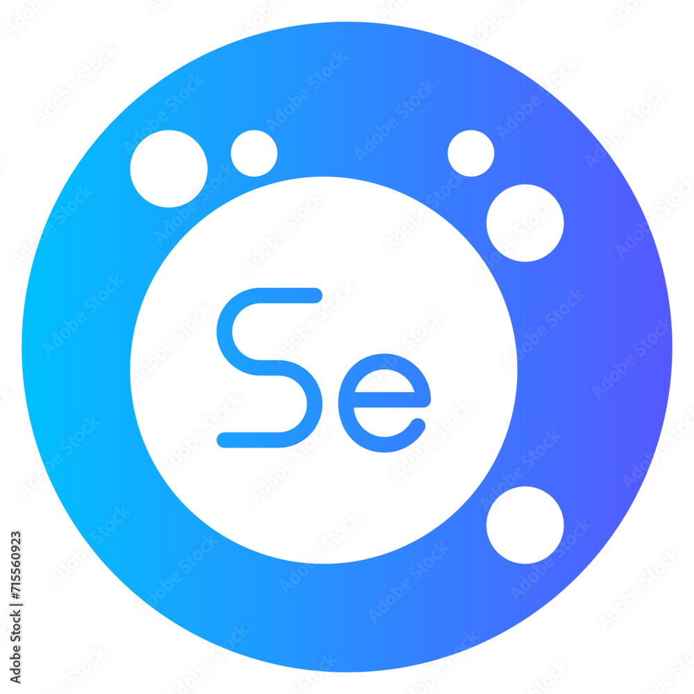 Selenium gradient icon Selenium gradient icon