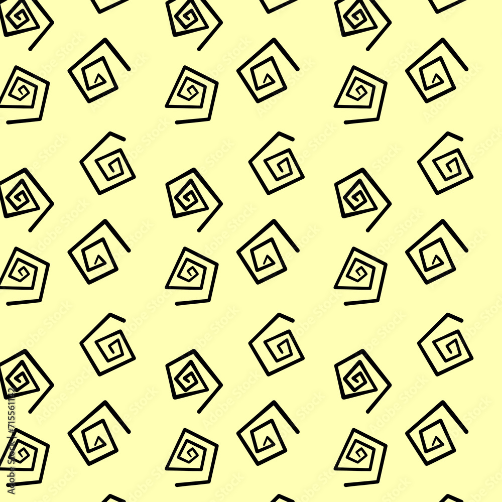 Small dash pattern. Seamless minimal dash pattern, small elements on yellow background. Small dash pattern. Seamless minimal dash pattern, small elements on yellow background.