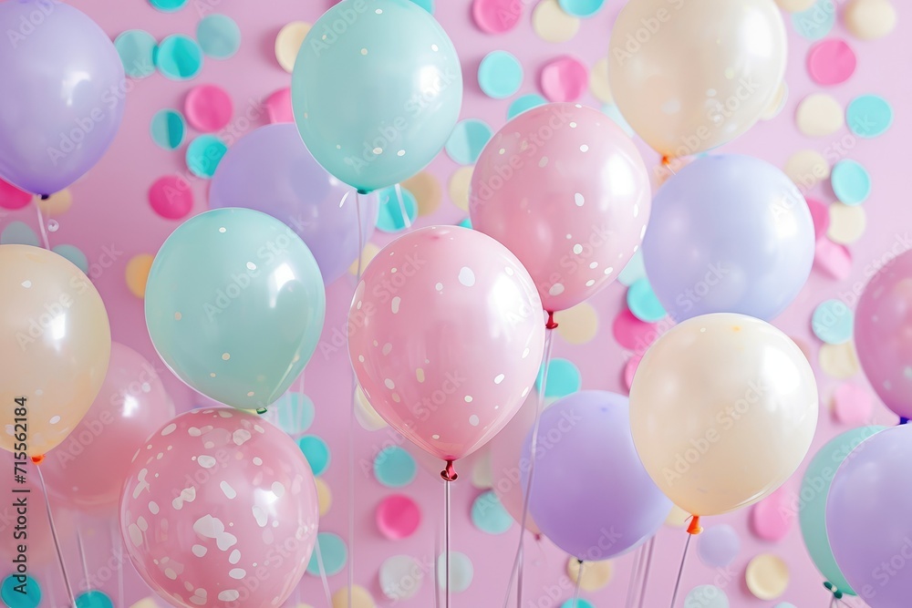 celebratory baby shower,vector background is adorned with an array of pastel colorful balloon celebratory baby shower,vector background is adorned with an array of pastel colorful balloon