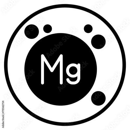 magnesium glyph icon