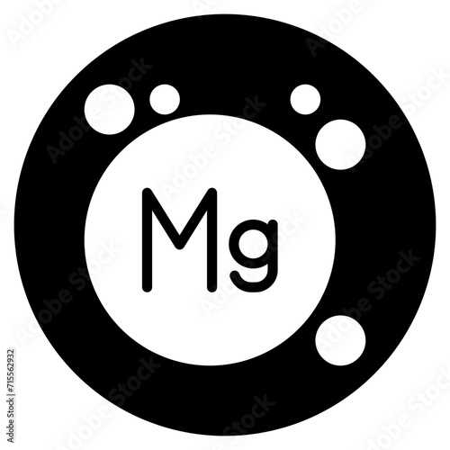 magnesium glyph icon