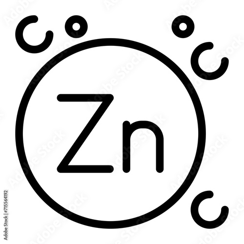 zinc line icon