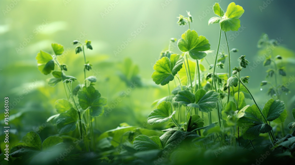 Sunbeams piercing through vibrant green leaves in a lush forest, evoking growth and vitality. Sunbeams piercing through vibrant green leaves in a lush forest, evoking growth and vitality.