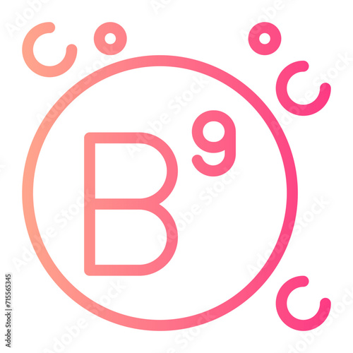 vitamin gradient icon