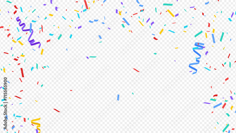 Celebration background with colorful confetti Celebration background with colorful confetti