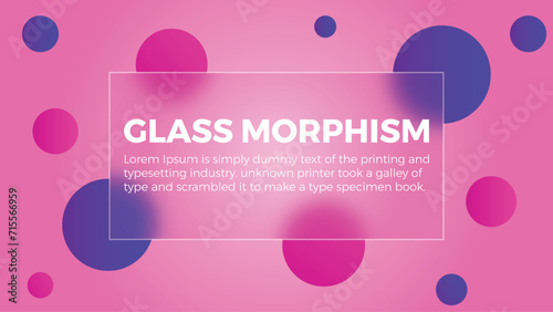 Acrylic Elegance Minimal Design with Glassmorphic Elements"
