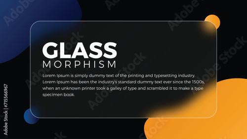 Crystal-Clear Communication Glassmorphism in Speech Bubbles and Text Elements