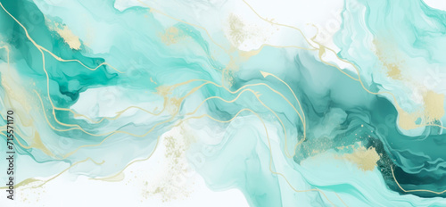 Luxury abstract fluid art painting background alcohol ink technique. Luxury colourful gold marble texture background for interior decoration. Abstract digital artwork