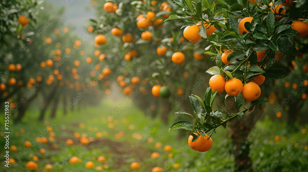 The Magical Avenue of Tangerine Gardens: An Oasis of Aromas and Golden Radiance, where the Lightness of the Wind and the Sweetness of the Sun's Rays Meet, Plunging into The Floral Notes of A Citrus The Magical Avenue of Tangerine Gardens: An Oasis of Aromas and Golden Radiance, where the Lightness of the Wind and the Sweetness of the Sun's Rays Meet, Plunging into The Floral Notes of A Citrus