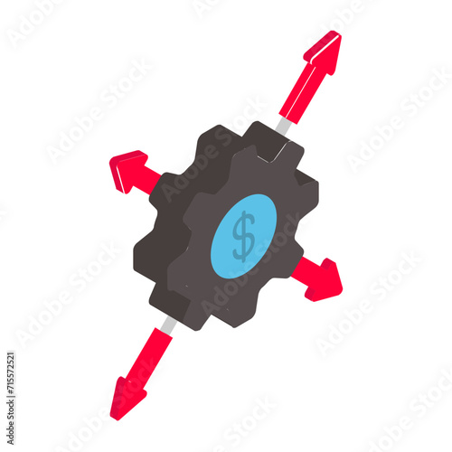 Financial Regulation and Compliance isometric Concept, fintech logo Vector Icon Design, Big data Symbol, Business intelligence Sign,Web hosting and Data Center Stock Illustration