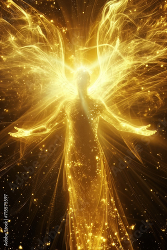 Spiritual being in the light